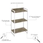 Estante Kuadra 60x40x104cm C/03 Prateleiras Estrutura Branca