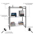 Estante Kuadra 80x40x104cm C/03 Prateleiras
