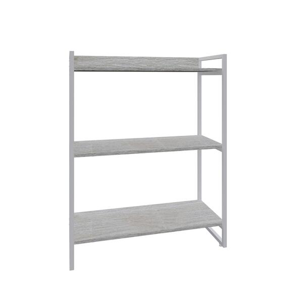 Estante Kuadra 80x40x104cm C/03 Prateleiras Estrutura Branca