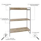 Estante Kuadra 80x40x104cm C/03 Prateleiras Estrutura Branca