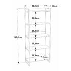 Estante Kuadra 80x40x187cm C/05 Prateleiras