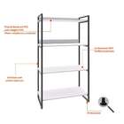 Estante Kuadra Ii Branca 80 Cm