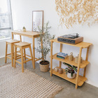 Estante Laguna 3 Prateleiras 90cm Em Madeira - Mel