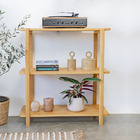 Estante Laguna 3 Prateleiras 90cm Em Madeira - Mel