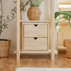 Estante Laguna Em Madeira 6 Prateleiras 60cm - Natural