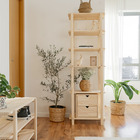 Estante Laguna Em Madeira 6 Prateleiras 60cm - Natural