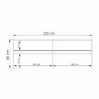 Estante Lateral Para Cama Solteiro Sonhar Branco