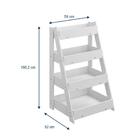 Estante Life Branco Trama