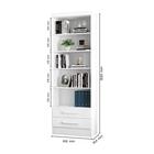 Estante Livreiro 02 Gavetas 3420 Qmovi