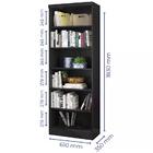 Estante Livreiro 05 Prateleiras 1404 Qmovi