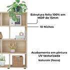 Estante Livreiro 10 Nichos 109x91 Cm Arly