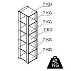 Estante Livreiro 183cm 05 Prateleiras Proddy