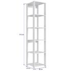 Estante Livreiro 183cm 05 Prateleiras Proddy