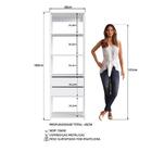Estante Livreiro 183x60cm 02 Gavetas Proddy