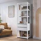 Estante Livreiro 183x60cm 02 Gavetas Proddy
