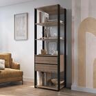 Estante Livreiro 183x60cm 02 Gavetas Proddy