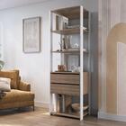 Estante Livreiro 183x60cm 02 Gavetas Proddy