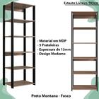 Estante Livreiro 183x60cm 05 Prateleiras Proddy