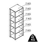 Estante Livreiro 183x60cm 05 Prateleiras Proddy