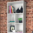 Estante Livreiro 1 Porta Basculante E 6 Nichos B37 Novam