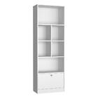 Estante Livreiro 1 Porta Basculante E 6 Nichos B37 Novam