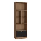 Estante Livreiro 1 Porta Basculante E 6 Nichos B37 Novam