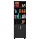 Estante Livreiro 2 Portas Pequenas 6 Prateleiras Office - Móv