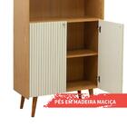 Estante Livreiro 2 Portas White Laca Brilho  Vértice