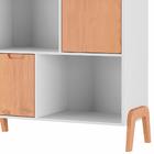 Estante Livreiro 3 Portas E 3 Nichos Bf1010 Hec