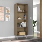 Estante Livreiro 4 Nichos Hecol Móveis Avelã Tx/avelã Tx