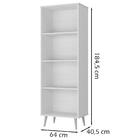 Estante Livreiro 4 Nichos Ho2980 Hec