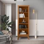 Estante Livreiro 4 Prateleiras Com Pés Em Mdf Versales