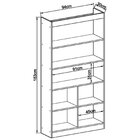 Estante Livreiro 4 Prateleiras Magnólia Yescasa Savana