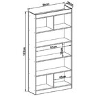 Estante Livreiro 4 Prateleiras Magnólia Yescasa Savana