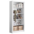 Estante Livreiro 4 Prateleiras Piece Office Branco