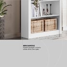 Estante Livreiro 4 Prateleiras Piece Office Branco