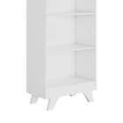 Estante Livreiro 5 Nichos Mdf Retrô Móveis Peroba