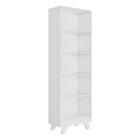 Estante Livreiro 5 Nichos Mdf Retrô Móveis Peroba