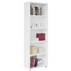 Estante Livreiro 5 Prateleiras 180x60 Cm Arly