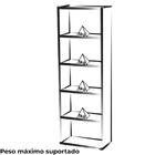 Estante Livreiro 5 Prateleiras 180x60 Cm Arly