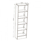 Estante Livreiro 5 Prateleiras Monza Viero