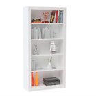 Estante Livreiro 6 Prateleiras Mdp Brv Móveis Branco