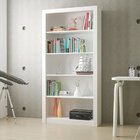 Estante Livreiro 6 Prateleiras Mdp Brv Móveis Branco