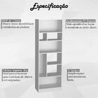 Estante Livreiro 8 Nichos B38 Novam
