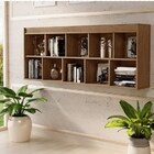 Estante Livreiro Amêndoa 100% Mdf Com 10 Divisões Potente