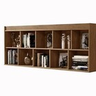 Estante Livreiro Amêndoa 100% Mdf Com 10 Divisões Potente