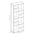 Estante Livreiro Atacama Tinto