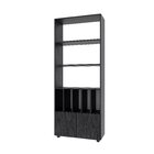 Estante Livreiro Athenas Drd Móveis Preto Perfect Touch