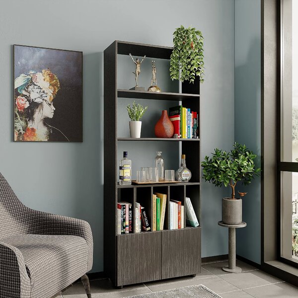 Estante Livreiro Athenas Drd Móveis Preto Perfect Touch