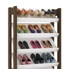 Estante Livreiro Az Com 8 Prateleiras Tecno Mobili Branco/nog